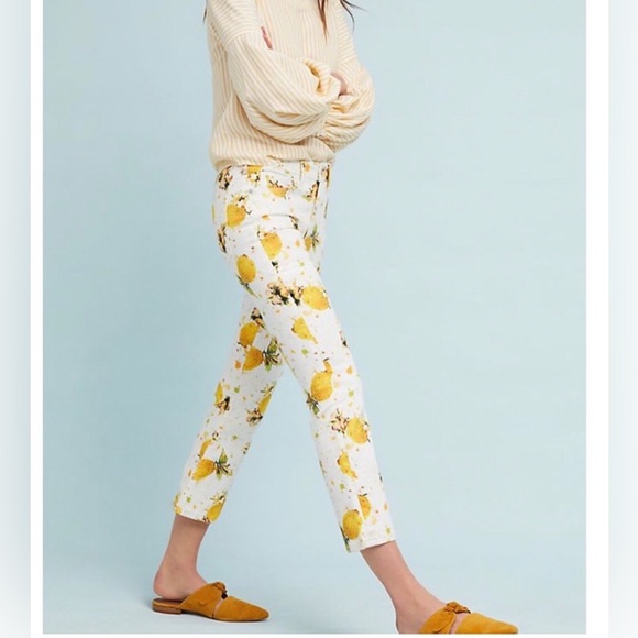 Pilcro and the letterpress Women’s 24P Lemon Grove High Rise Bootcut Crop Jeans - Picture 2 of 14